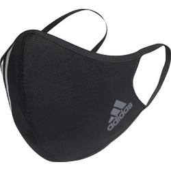 Adidas Lifestyle Face Cover 3-Stripes M/L HF7045 Μαύρη 3τμχ