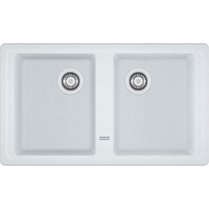 Franke Βasis BFG 620 Polar White Ένθετος Νεροχύτης Γρανίτη 86x50cm