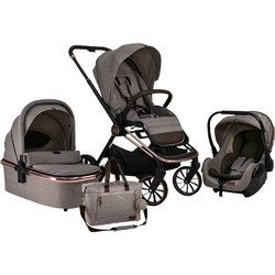 Bebe Stars Jewel Καρότσι Μωρού 3 σε 1 Marble Beige