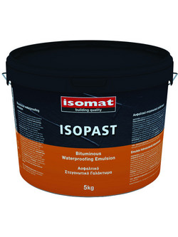 Isomat Isopast Επαλειφόμενο Στεγανωτικό Γαλάκτωμα Ταράτσας Μαύρο 19kg