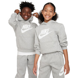 Nike Παιδικό Φούτερ με Κουκούλα Γκρι FD2988-063
