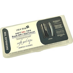 Soft Gel Medium Square Oval Tips Νυχιών 240τμχ JP005