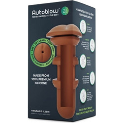 Autoblow A.I Anus Pocket Anal & Sleeve Αυνανιστήρι Brown Flesh