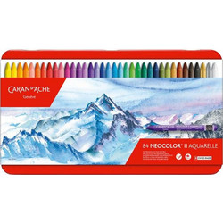 Caran d'Ache Neocolor II Aquarelle Κηρομπογιές Σετ 84τμχ