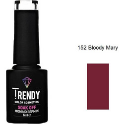 Trendy Soak Off 152 Blody Mary Ημιμόνιμο Βερνίκι Νυχιών 6ml
