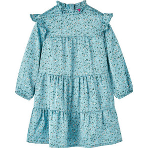 vidaXL Παιδικό Φόρεμα Floral Γαλάζιο 14326 vidaXL Παιδικό Φόρεμα Floral Γαλάζιο 14326