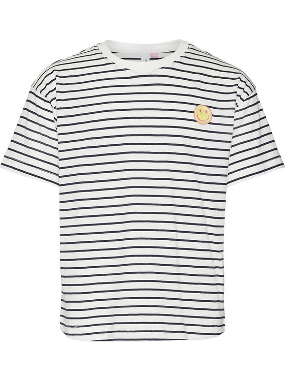 Vero Moda Παιδικό T-Shirt Κοντομάνικο Λευκό Navy Μπλε 10306151