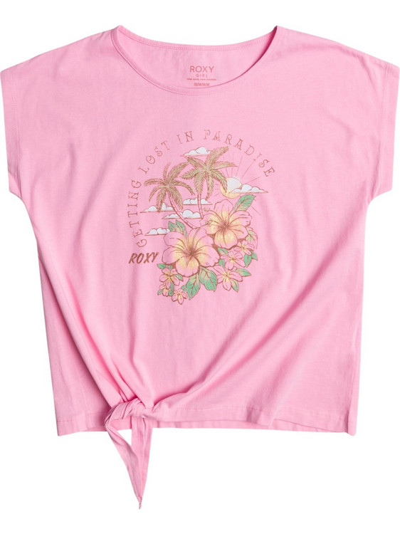 Roxy Παιδικό T-Shirt Κοντομάνικο Ροζ ERGZT04044-MEQ0