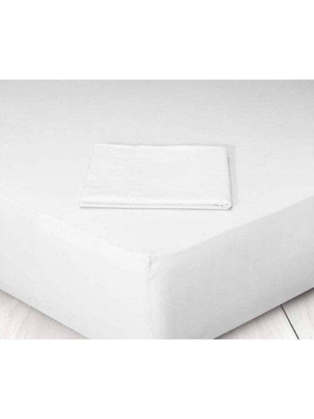 Marwa Σεντόνι Μονό Βαμβακερό 160x250 017 White