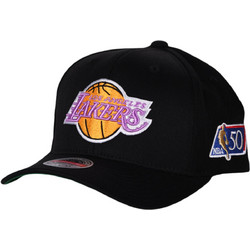 Mitchell & Ness 50th Anniversary Ανδρικό Καπέλο Jockey Snapback Υφασμάτινο Μαύρο 6HSSFH21HW014-LALBLCK