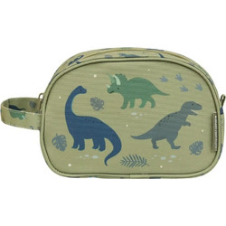 A Little Lovely Company Dinosaurs Παιδικό Νεσεσέρ Ταξιδίου 20.5x9.5x14cm Πράσινο