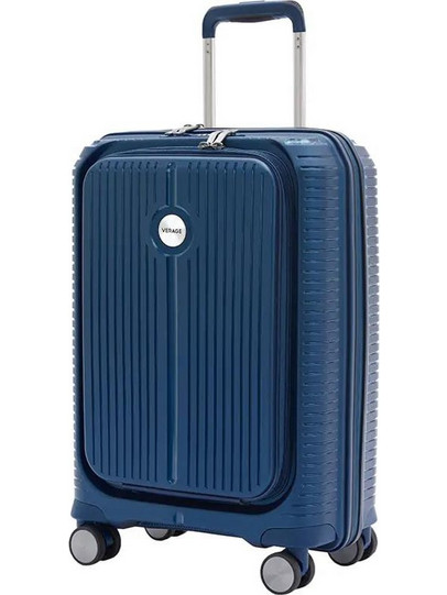 Verage Rome Monti VG19006 Βαλίτσα Καμπίνας 55x38x21cm με 4 Ρόδες Navy Μπλέ