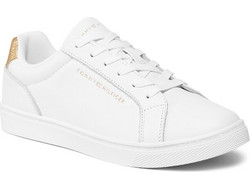 Tommy Hilfiger Γυναικεία Sneakers Λευκά FW0FW07908-0K6