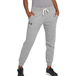 Under Armour Ανδρικό Παντελόνι Φόρμας Fleece με Λάστιχο Γκρι 1298422-025