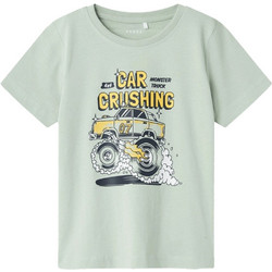 Name It Παιδικό T-Shirt Κοντομάνικο Πράσινο Mint 13227483