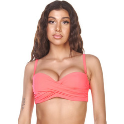 Bluepoint Bikini Top Strapless με Ενίσχυση Κοραλί 24066093D-20