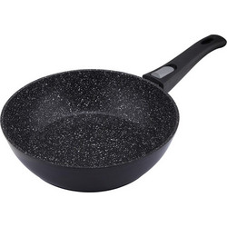 Resto Aries 93013 Wok Αλουμινίου Αντικολλητικό Μαρμάρινη Επίστρωση 26cm RE93013