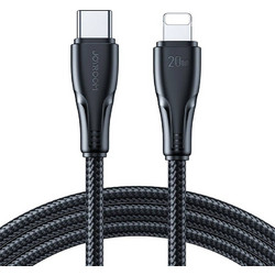 Joyroom S-CL020A11 Braided USB-C to Lightning Cable 0.25m Black 6956116711214