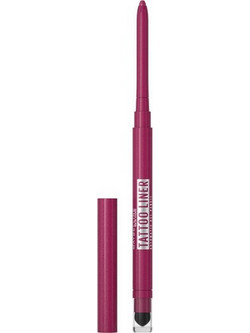 Maybelline Tattoo Liner Smokey Gel 050 Burgundy Break Μολύβι Ματιών Αδιάβροχο Μηχανικό 1.3gr