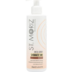 St. Moriz Insta-Grad Shimmer Self Tan Γαλάκτωμα Medium Σώματος 200ml