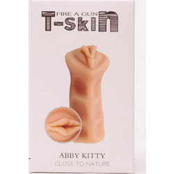 Chisa Novelties T-Skin Fire a Gun Abby Kitty Pocket Pussy & Sleeve Αυνανιστήρι Flesh