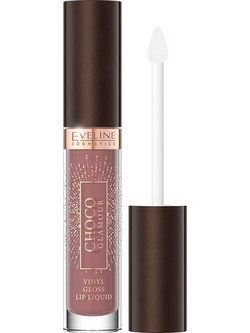 Eveline Choco Glamour 03 Toffe Chocolate Shimmer Liquid Κραγιόν