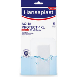 Hansaplast Aqua Protect 4XL Αποστειρωμένα Αδιάβροχα Αυτοκόλλητα Επιθέματα 10x20cm 5τμχ