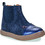 GBB Παιδικά Μποτάκια Navy Μπλε Suede Chelsea με Φερμουάρ AK318-42