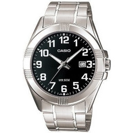 Casio Ανδρικό Ρολόι με Ασημί Μεταλλικό Μπρασελέ MTP-1308D-1BVDF
