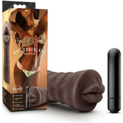 Blush Hot Chocolate Heather Mouth Pocket Pussy & Sleeve Αυνανιστήρι με Δόνηση Brown