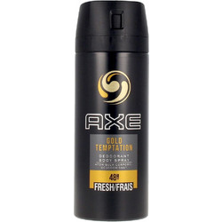 AXE Gold Temptation Ανδρικό Αποσμητικό Spray 48h Χωρίς Αλουμίνιο 150ml