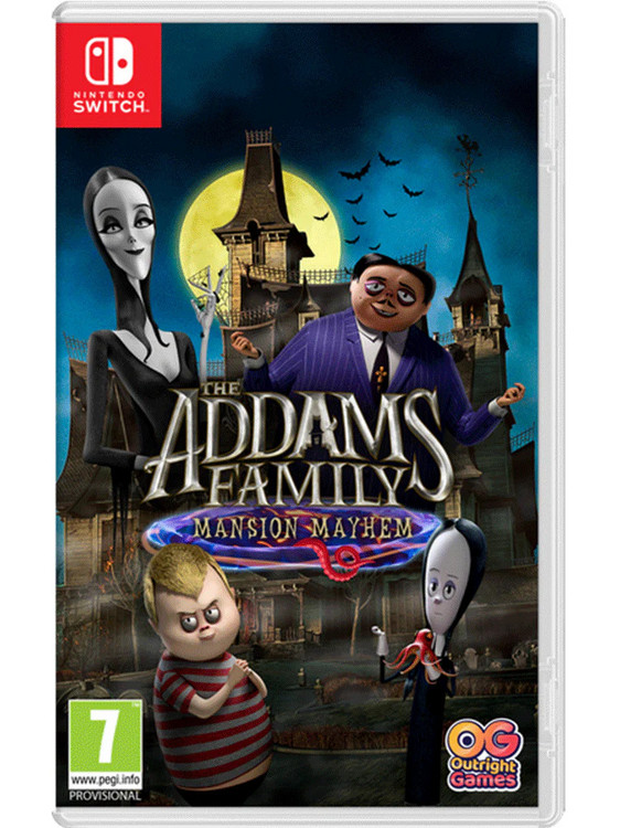 The Addams Family Mansion Mayhem Key Nintendo Switch