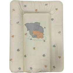 Lorelli Elephants Μαλακή Αλλαξιέρα Μωρού Υφασμάτινη 70x50cm Μπεζ