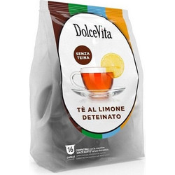 Dolce Vita Κάψουλες Τσάι Te Deteinato Al Limone Συμβατές με Μηχανή Dolce Gusto 16τμχ