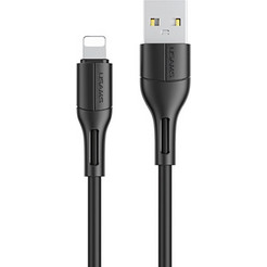 Usams U68 USB-A to Lightning Cable 10W 1m Black SJ500