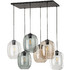 TK Lighting Elio 5974 Κρεμαστό Φωτιστικό Οροφής Πολύφωτο Μαύρο