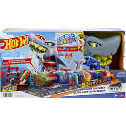 Mattel Hot Wheels City Ultra Shark Πλυντήριο Αυτοκινήτων HTN82