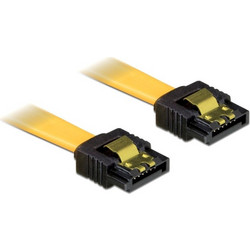 DeLOCK 82473 Καλώδιο Σκληρού Δίσκου 7-Pin SATA II to 7-Pin SATA II 0.5m Yellow