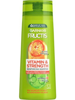 Garnier Fructis Vitamin & Strength Reinforcing Σαμπουάν για Επανόρθωση για Λεπτά & Ταλαιπωρημένα Μαλλιά 250ml