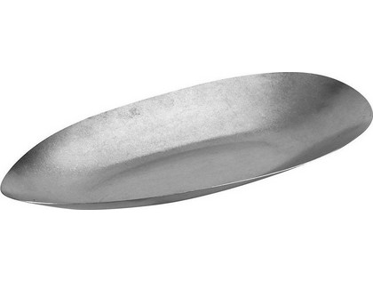 Espiel Snow Grey Πιάτο Ρηχό Οβάλ 14.5x30cm FEV117