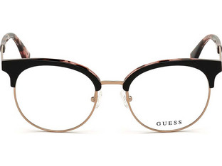 Guess GU2744 005 Γυναικείος Σκελετός Γυαλιών Οράσεως Κοκάλινος Μεταλλικός Χρυσός Μαύρος