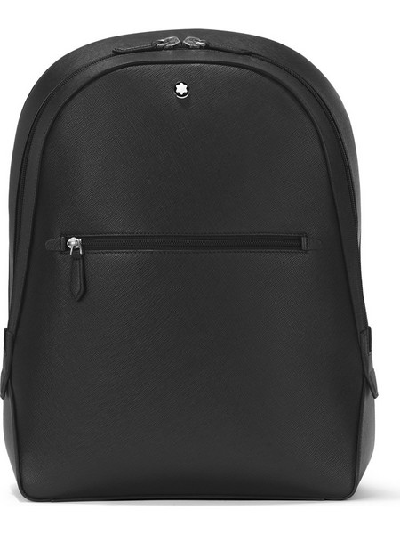 Montblanc Sartorial Δερμάτινο Σακίδιο Πλάτης Μαύρο