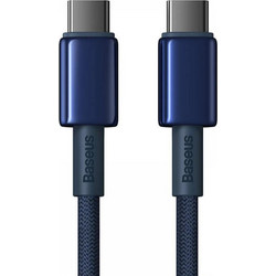 Baseus Tungsten Gold Braided USB-C to USB-C 100W 1m Navy Blue P10319800321-03
