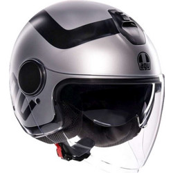 AGV Eteres Rimini Matt Black Grey Κράνος Μηχανής Jet 1350gr
