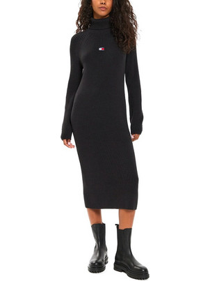 Tommy Jeans Mini Καθημερινό Φόρεμα Μαύρο DW0DW19815-BDS