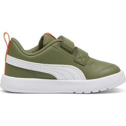 Puma Courtflex V3 Παιδικά Sneakers Πράσινα 310252-06