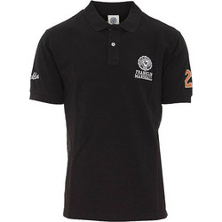 Franklin & Marshall Ανδρική Μπλούζα Polo Κοντομάνικη Μαύρη JM6030.000.3000P01.098