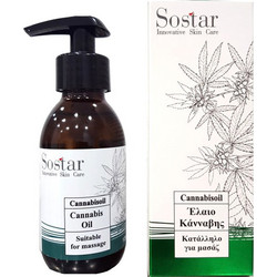 Sostar Cannabisoil Έλαιο Κάνναβης για Μασάζ 125ml