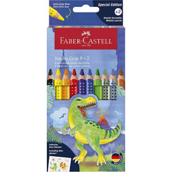 Faber-Castell Jumbo Grip Dino Ξυλομπογιές Σετ 10τμχ