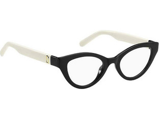 Marc Jacobs MARC651 80S Γυναικείος Σκελετός Γυαλιών Οράσεως Κοκάλινος Μαύρος Άσπρος